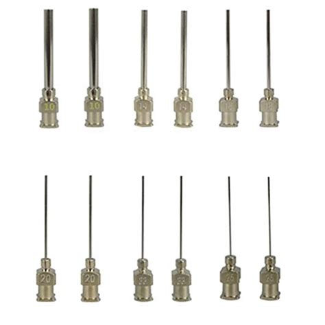 stainless steel dispensing needles with luer lock connection